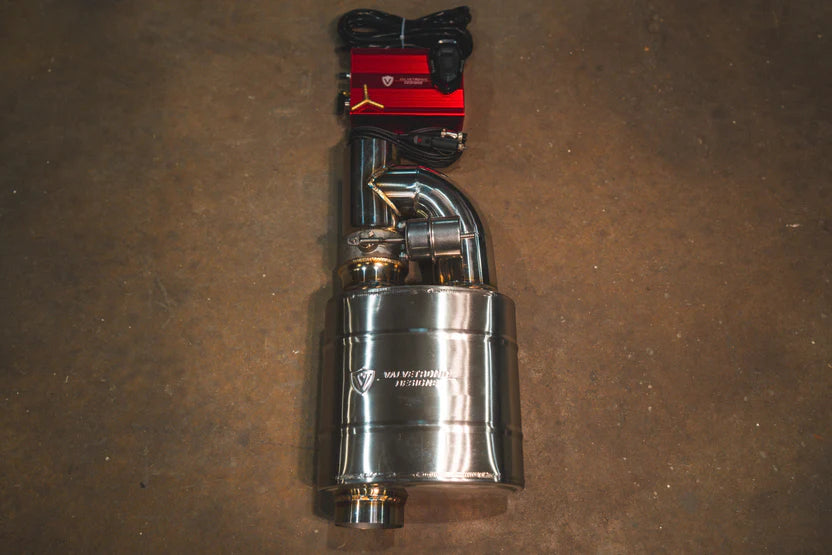 Truck/SUV Universal Valved Muffler Kit (Single Muffler) - 3.0" - No tips