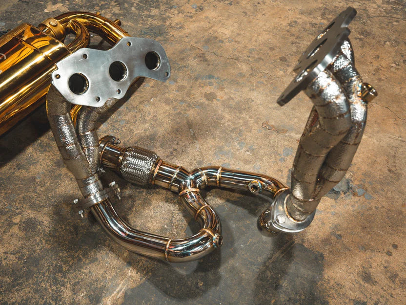 Lotus Evora Valved Sport Exhaust System - Anodized Gold