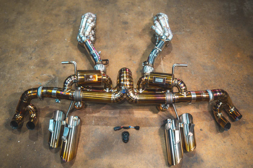 Lamborghini Huracan Valved RACE Exhaust System - Free Flow Front Pipes