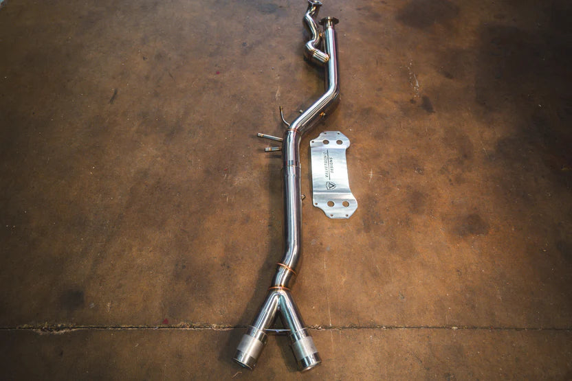 BMW G87 M2 Axle Back - Grade 5 Titanium - Burnt Titanium Tips - 4.0" Outlet