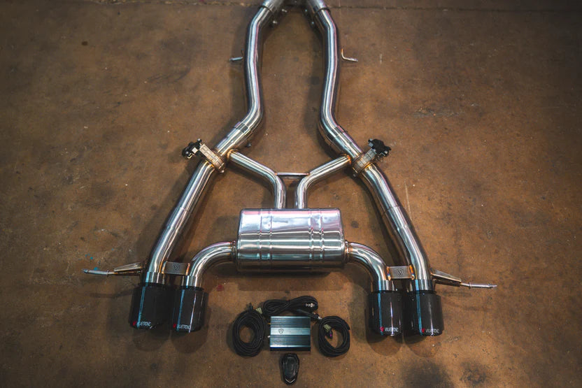 BMW G87 M2 Axle Back - Grade 5 Titanium - Burnt Titanium Tips - 4.0" Outlet