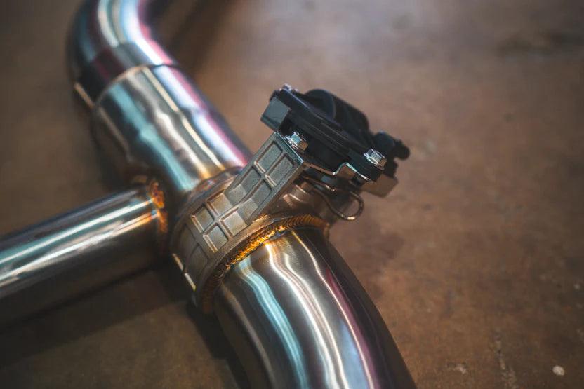 BMW G87 M2 Valved Sport Exhaust System - Burnt Titanium Tips - 4.0" Outlet