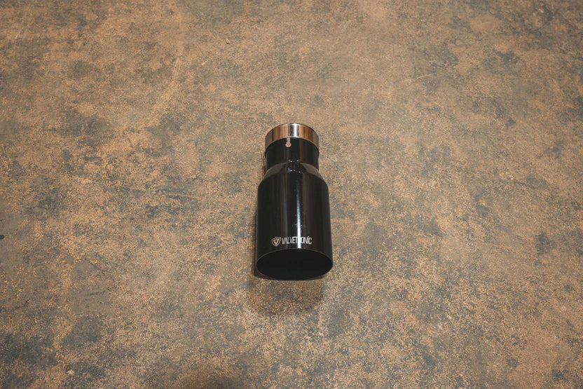 Single Wall Black Tip - 3.0" Inlet to 3.5" Outlet
