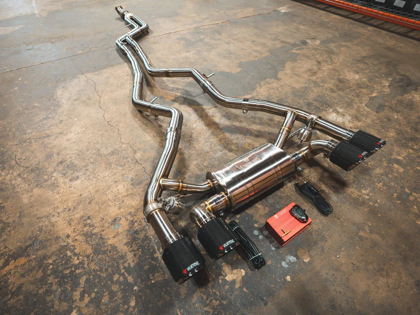 BMW M2 (N55) Valved Sport Exhaust System w/ 1x1 Carbon Tips