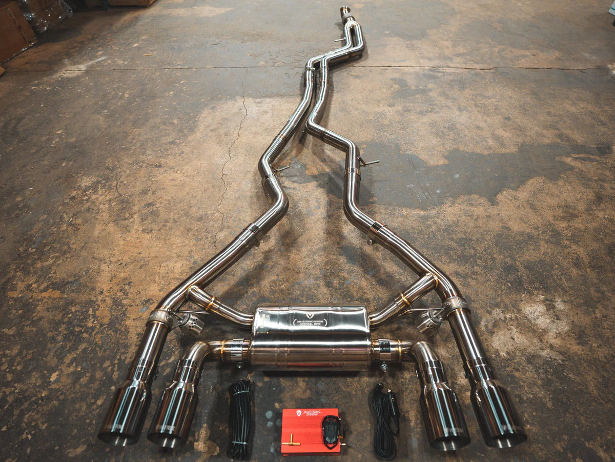 BMW M2 (N55) Valved Sport Exhaust System w/ 1x1 Carbon Tips