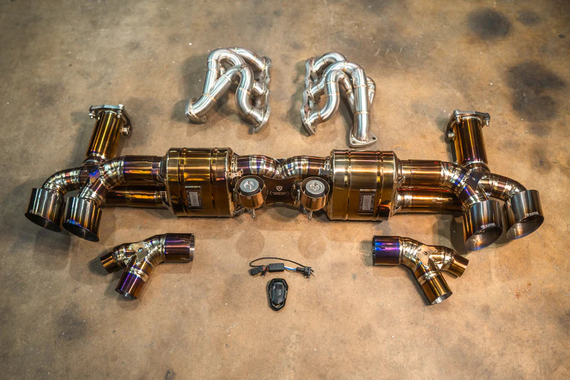 Porsche 911 Turbo 991.1 / 991.2 Valved RACE Exhaust System - Titanium