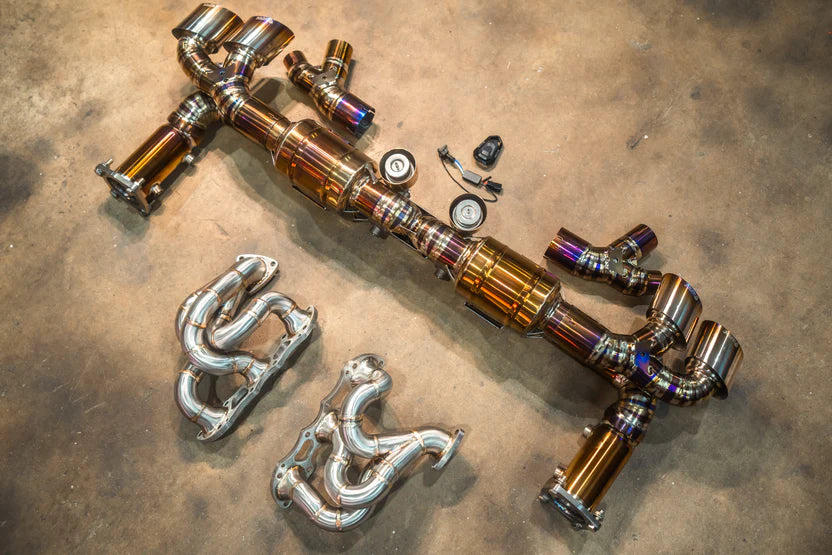 Porsche 911 Turbo 991.1 / 991.2 Valved RACE Exhaust System - Titanium