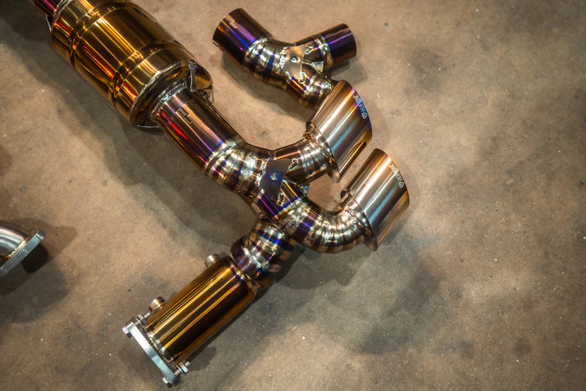 Porsche 911 Turbo 991.1 / 991.2 Valved RACE Exhaust System - Titanium