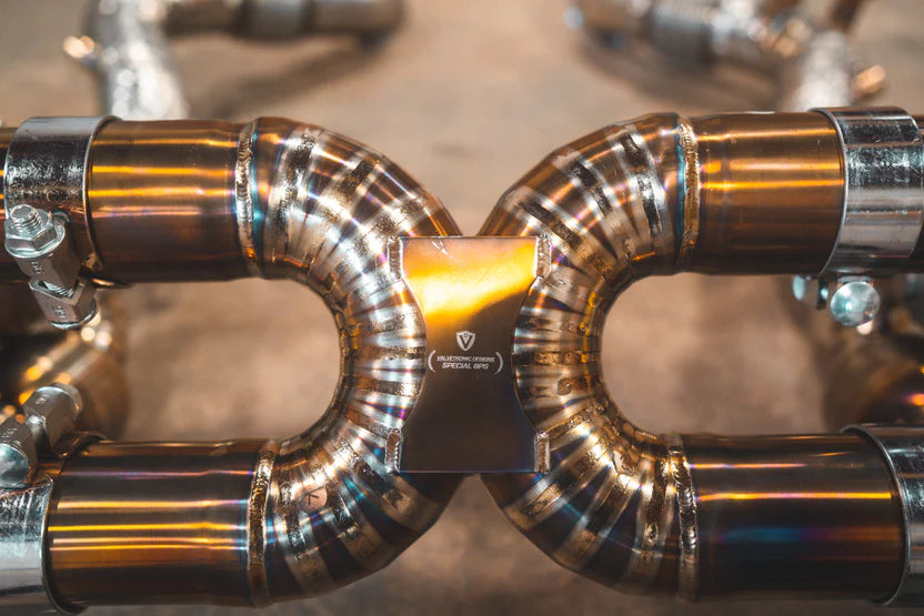 Ferrari F8 Valved Sport Exhaust System - Grade 5 Titanium