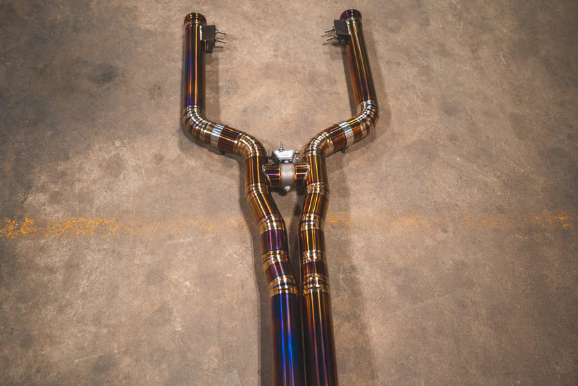 Mercedes C63 / C63s W205 Valved RACE Exhaust System - Free Flow Front Pipes