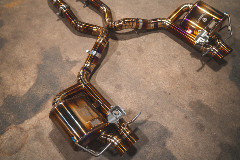 Mercedes C63 / C63s W205 Valved RACE Exhaust System - Free Flow Front Pipes