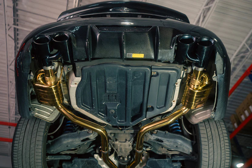 Mercedes C63 AMG W204 Valved RACE Exhaust System - Free Flow Front Pipes