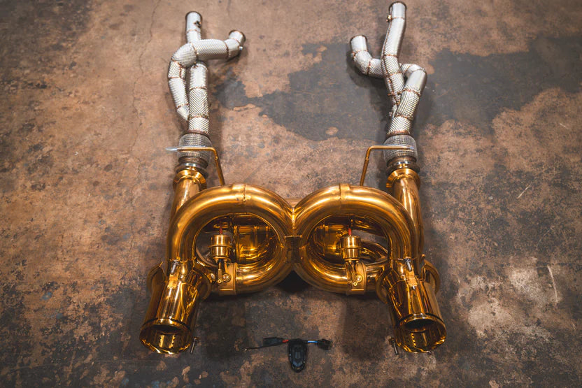 Lamborghini Aventador SVJ Free Flow Front Pipes - Equal Length