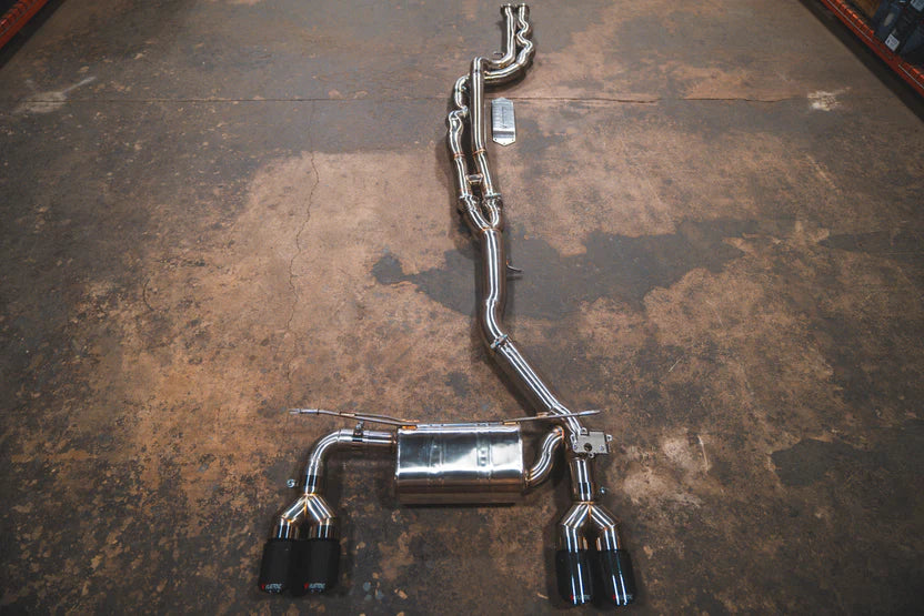 BMW M2 (S55) Competition Equal Length Valved Sport Exhaust System w/ Burnt Tips