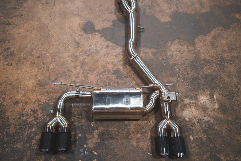 BMW M2 (S55) Competition Equal Length Valved Sport Exhaust System w/ Burnt Tips