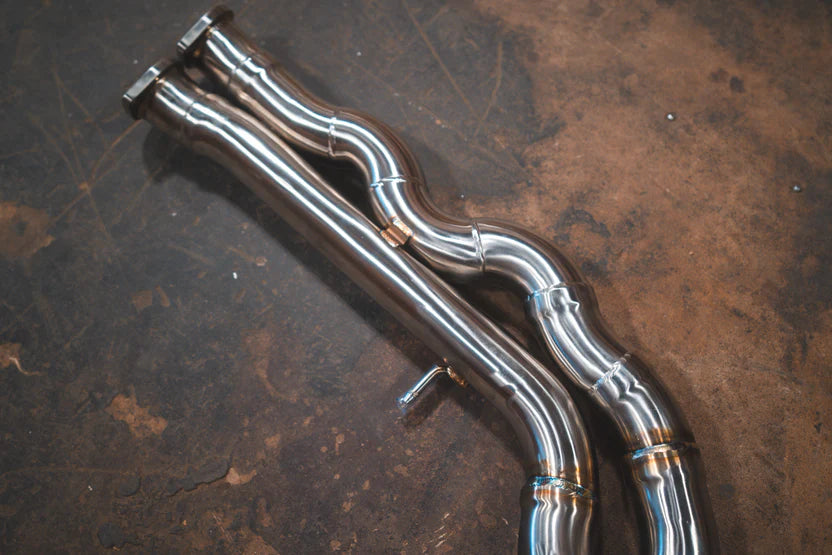 BMW M2 (S55) Competition Equal Length Valved Sport Exhaust System w/ 1x1 Carbon Tips