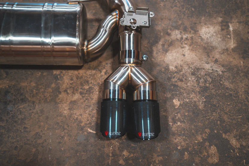 BMW M2 (S55) Competition Equal Length Valved Sport Exhaust System w/ 1x1 Carbon Tips