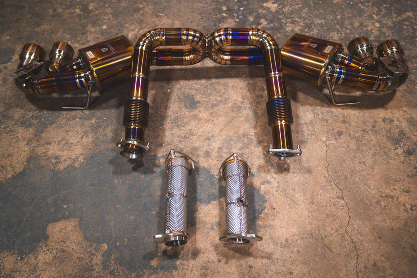 Chevrolet Corvette C8 Valved RACE Exhaust System - Grade 5 Titanium