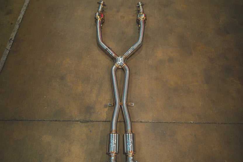 BMW E9x M3 200 Cell SPORT Catted Midpipe - Dual Resonated