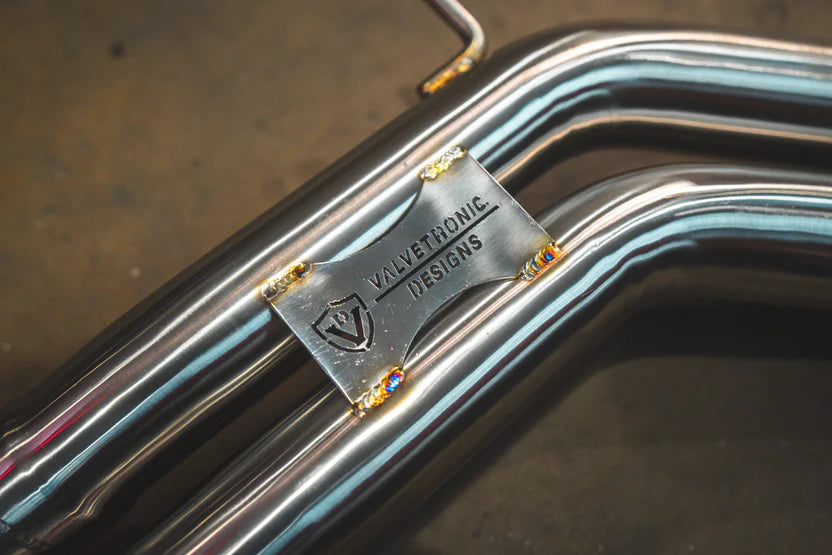 Audi B8 / B8.5 S4 / S5 Valved Sport Exhaust System - Anodized Gold w/ 1x1 Carbon Tips
