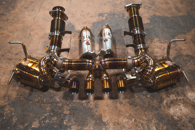 Chevy Corvette C8 Z06 Valved Sport Exhaust System Titanium