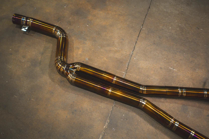 Toyota A90 Supra Valved Sport Exhaust System - Polished Stainless T304 Steel