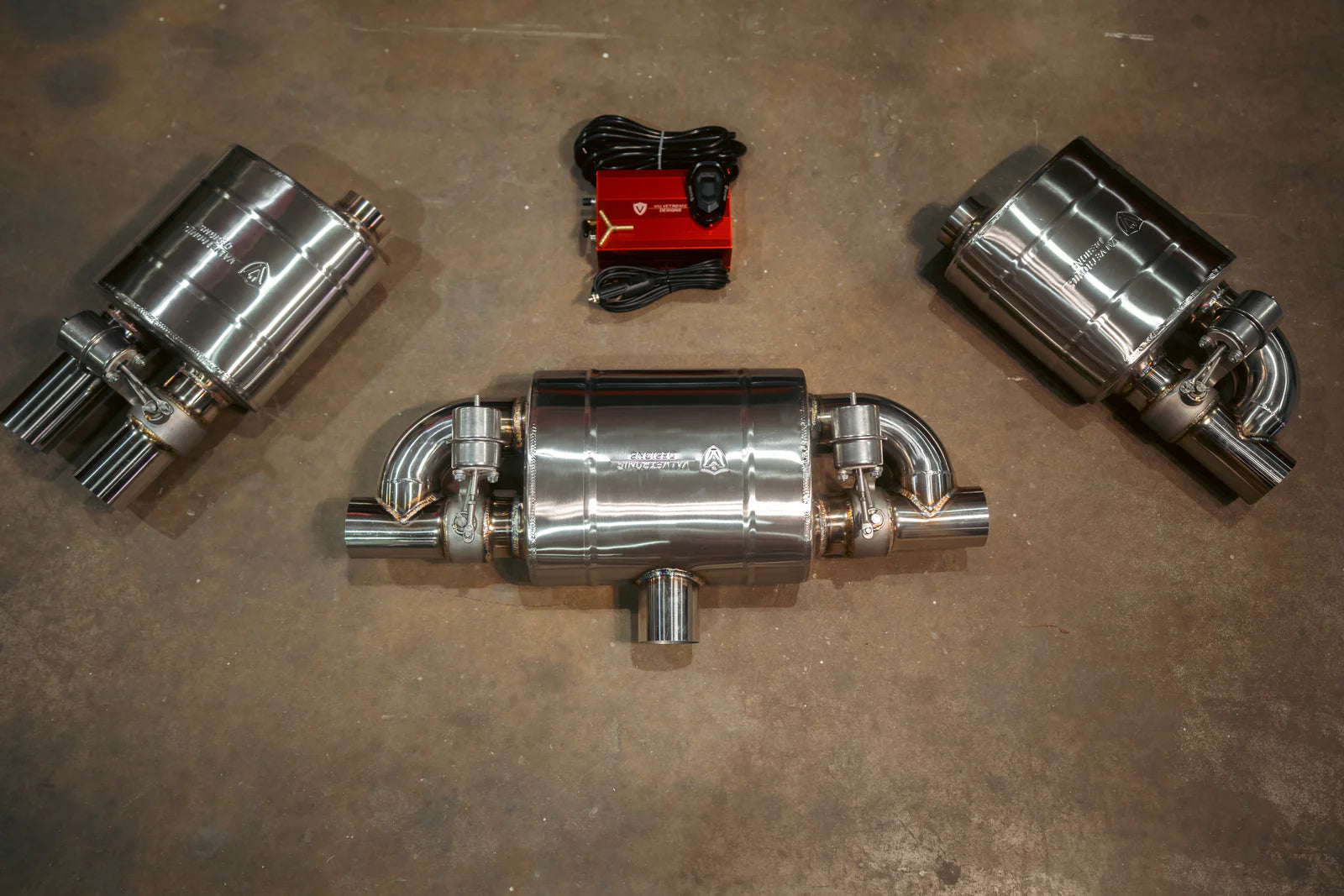 Truck/SUV Universal Valved Muffler Kit (Dual Muffler) - 3.5" - No Tips