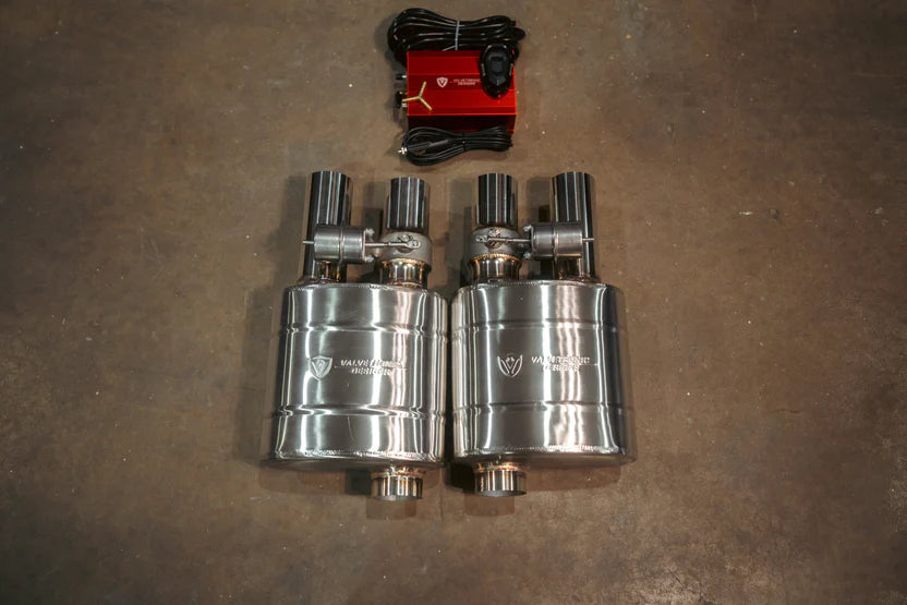 Truck/SUV Universal Valved Muffler Kit (Dual Mufflers) - 2.5" - No Tips
