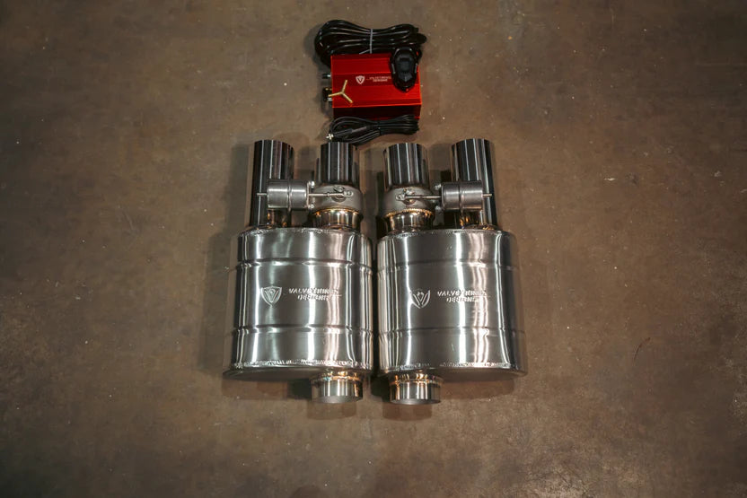 Truck/SUV Universal Valved Muffler Kit (Dual Mufflers) - 3.0" - No Tips