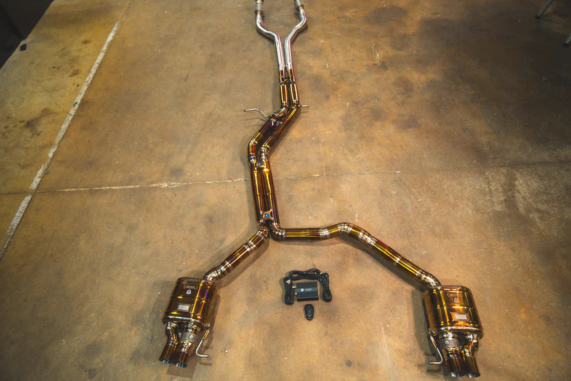Audi RS6 / RS7 C7 Valved RACE Exhaust System - Free Flow Race Front Pipes