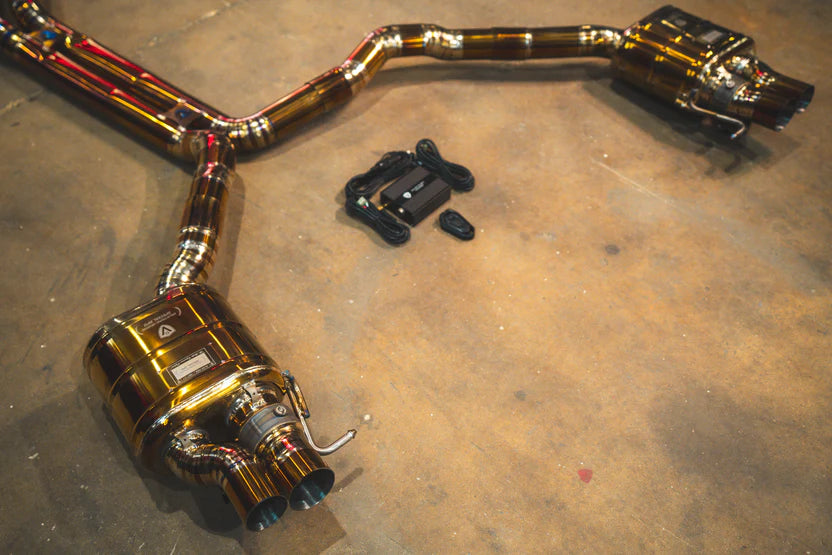 Audi RS6 / RS7 C7 Valved RACE Exhaust System - Free Flow Race Front Pipes