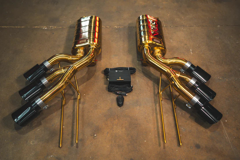 Mercedes G63 AMG / G500 / G550 W463 Valved RACE Exhaust System - Free Flow Front Pipes