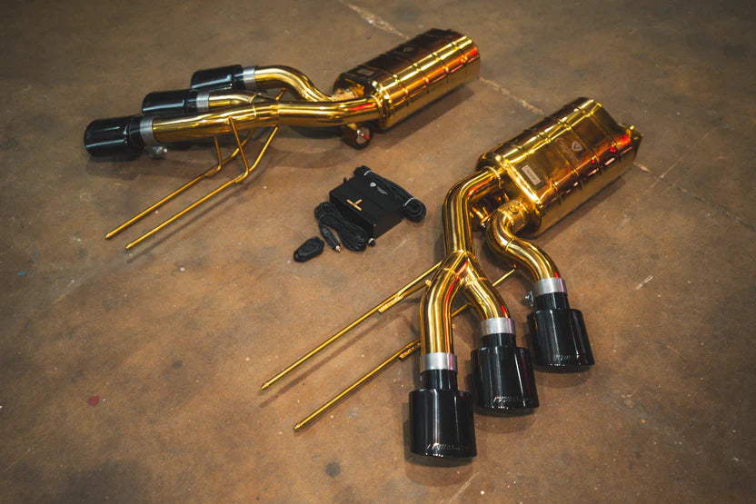 Mercedes G63 AMG / G500 / G550 W463 Valved RACE Exhaust System - Free Flow Front Pipes