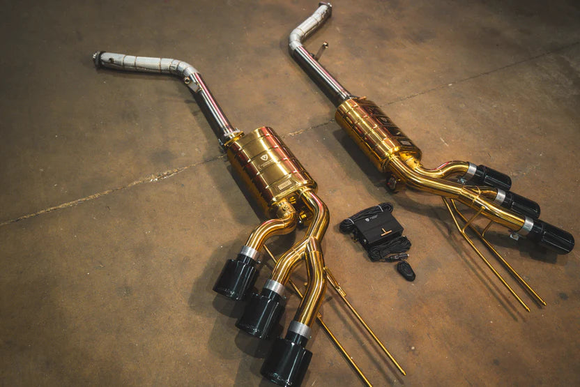 Mercedes G63 AMG / G500 / G550 W463 Valved RACE Exhaust System - Free Flow Front Pipes