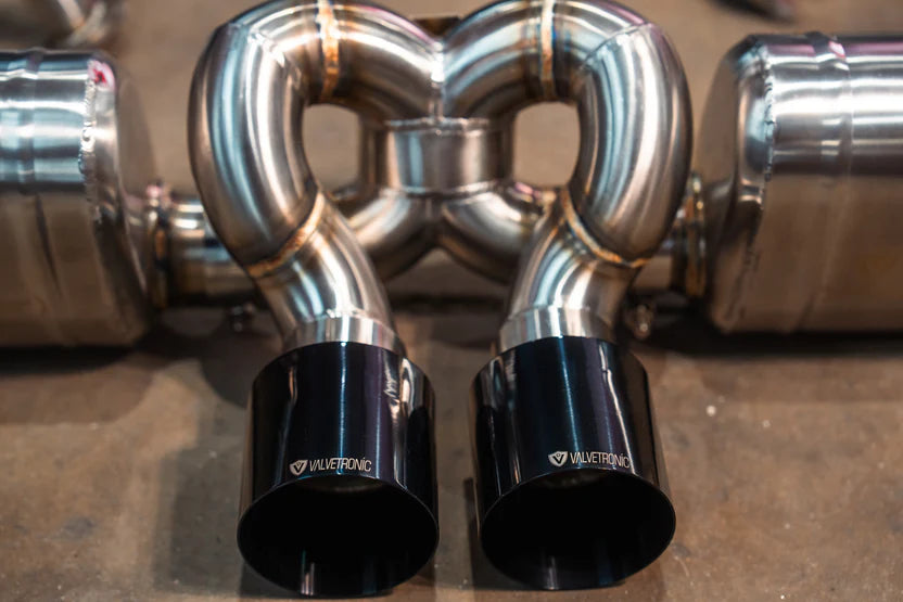 Porsche GT3 991 Valved RACE Exhaust System - Free Flow