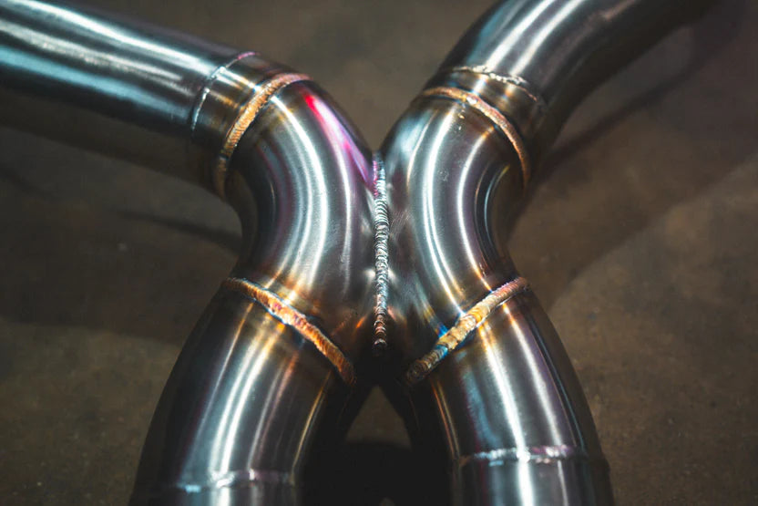 Alpina B8 / BMW G16 Valved RACE Exhaust System w/ Free Flow Front Pipes
