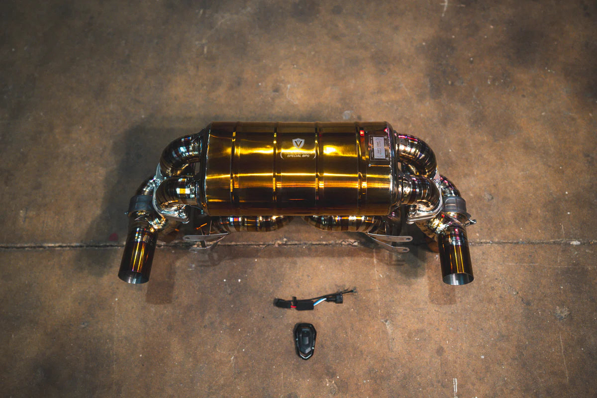 Ferrari F430 Scuderia / 16M Valved RACE Exhaust System - FFH - Grade 5 Titanium