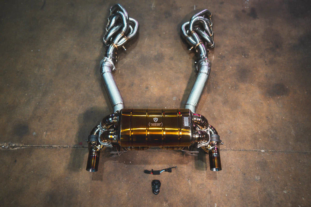 Ferrari F430 Scuderia / 16M Valved RACE Exhaust System - FFH - Grade 5 Titanium
