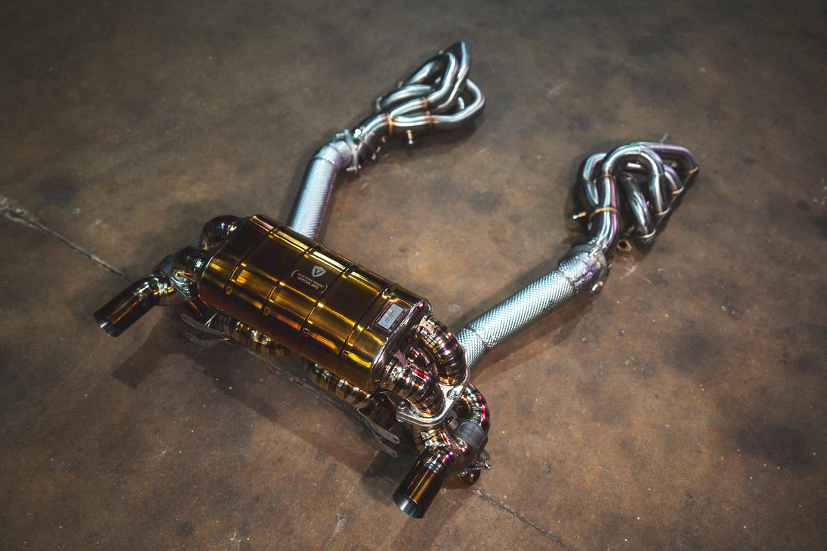 Ferrari F430 Scuderia / 16M Valved RACE Exhaust System - FFH - Grade 5 Titanium