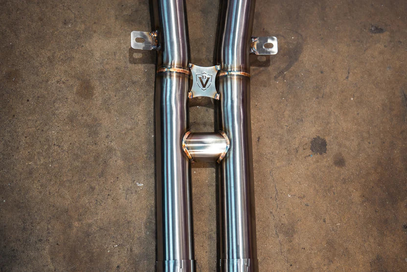 Mercedes SLS AMG Valved RACE Exhaust System - 200 Cell Front Pipes