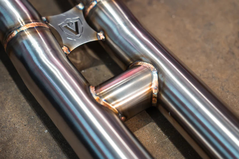 Mercedes SLS AMG Valved RACE Exhaust System - 200 Cell Front Pipes