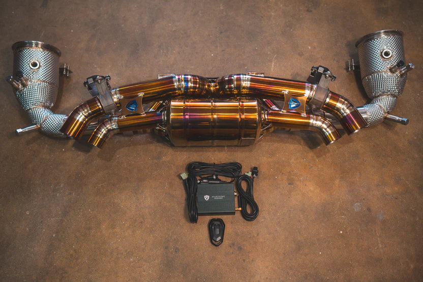 Porsche 992 Turbo Valved Sport Exhaust System - Titanium