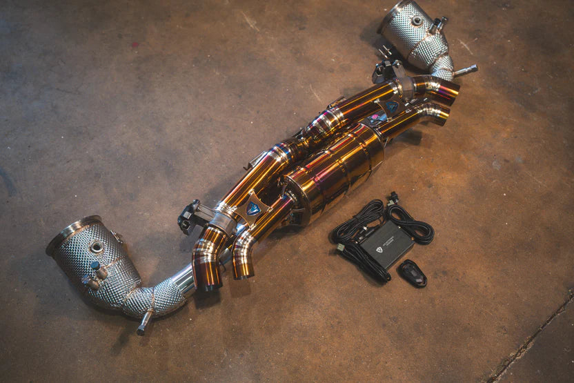 Porsche 992 Turbo Valved Sport Exhaust System - Titanium