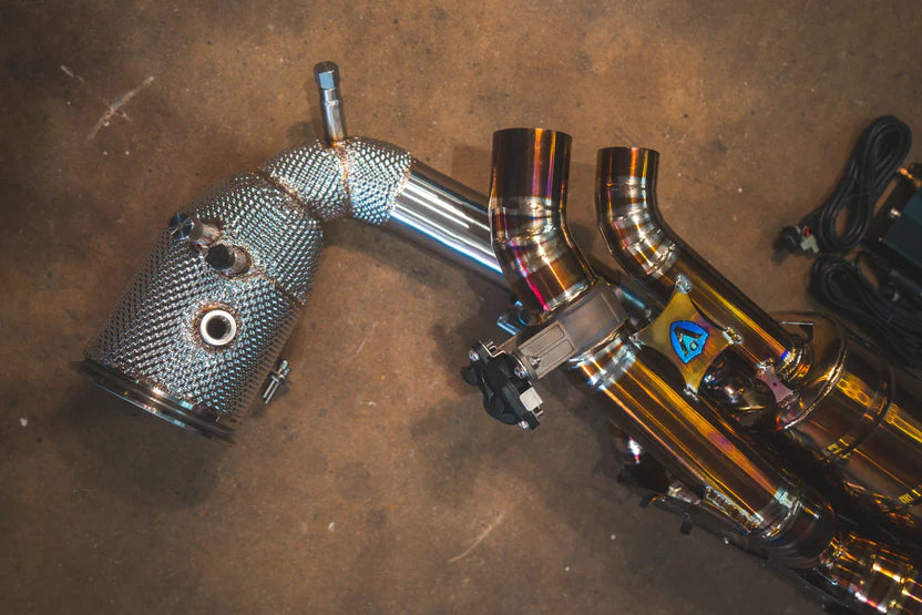 Porsche 992 Turbo Valved Sport Exhaust System - Titanium