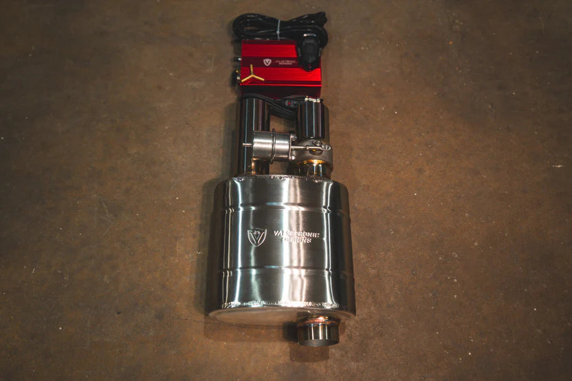 Truck/SUV Universal Valved Muffler Kit (Single Muffler) - 2.5" - No Tips