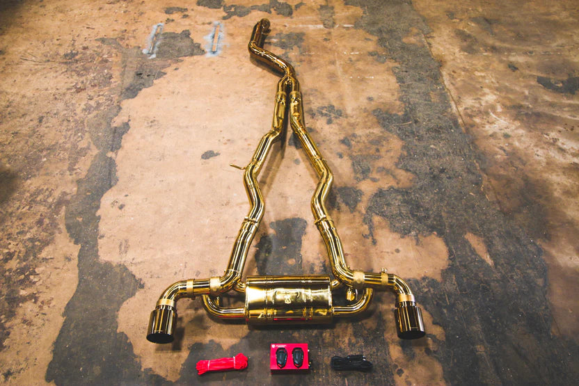 Toyota A90 Supra Valved Sport Exhaust System - Grade 5 Titanium
