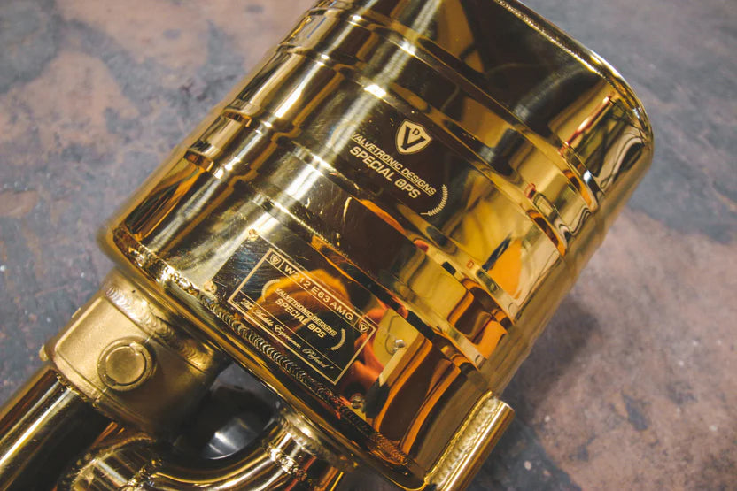 Mercedes E63 Amg W212 Valved RACE Exhaust System - Free Flow - Anodized Gold - 2012-2013