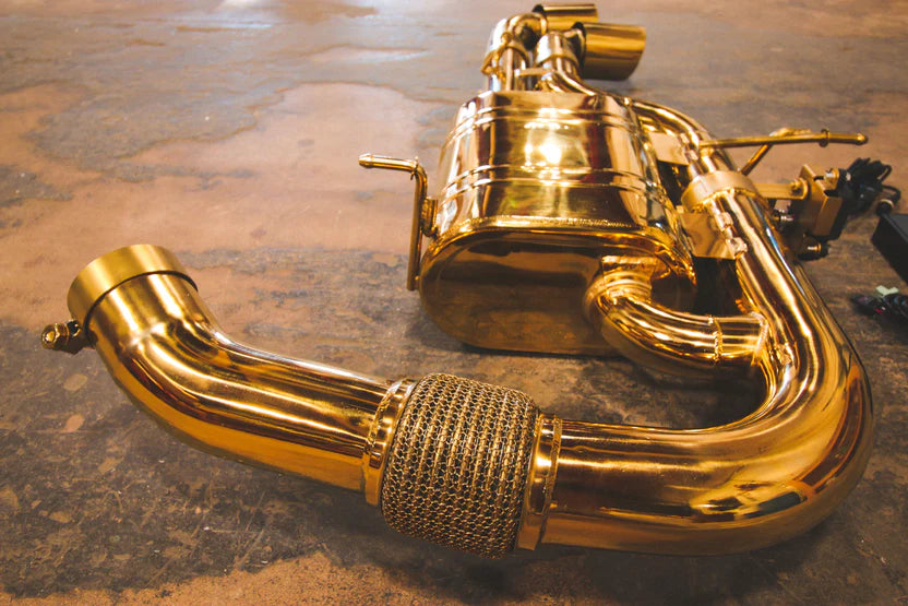 BMW i8 Valved Sport Exhaust System - Anodized Gold