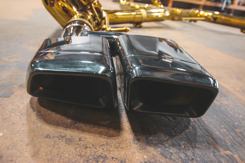 Mercedes E63 Amg W212 Valved RACE Exhaust System - Free Flow - Anodized Gold - 2012-2013